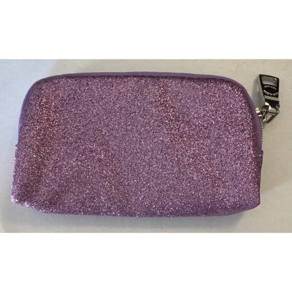 Coach Purple Glitter Pouch EUC - Picture 2 of 3